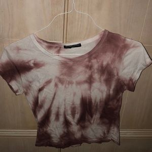 maroon and cream brandy shirt